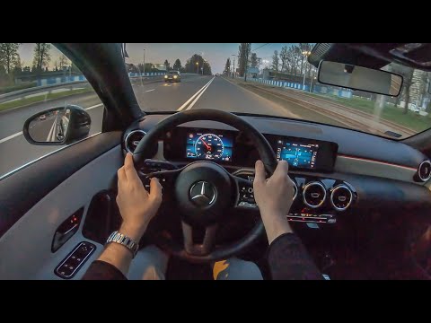 Mercedes A-Class Night | 4K POV Test Drive #210 Joe Black gopro hero 7 black battery
