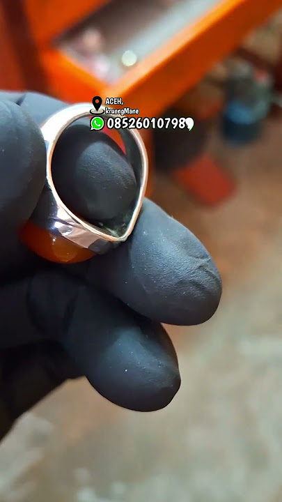 SILVER RING | MEN'S RING #gemstone #ring #batukalimayakristal #batuakik #shorts
