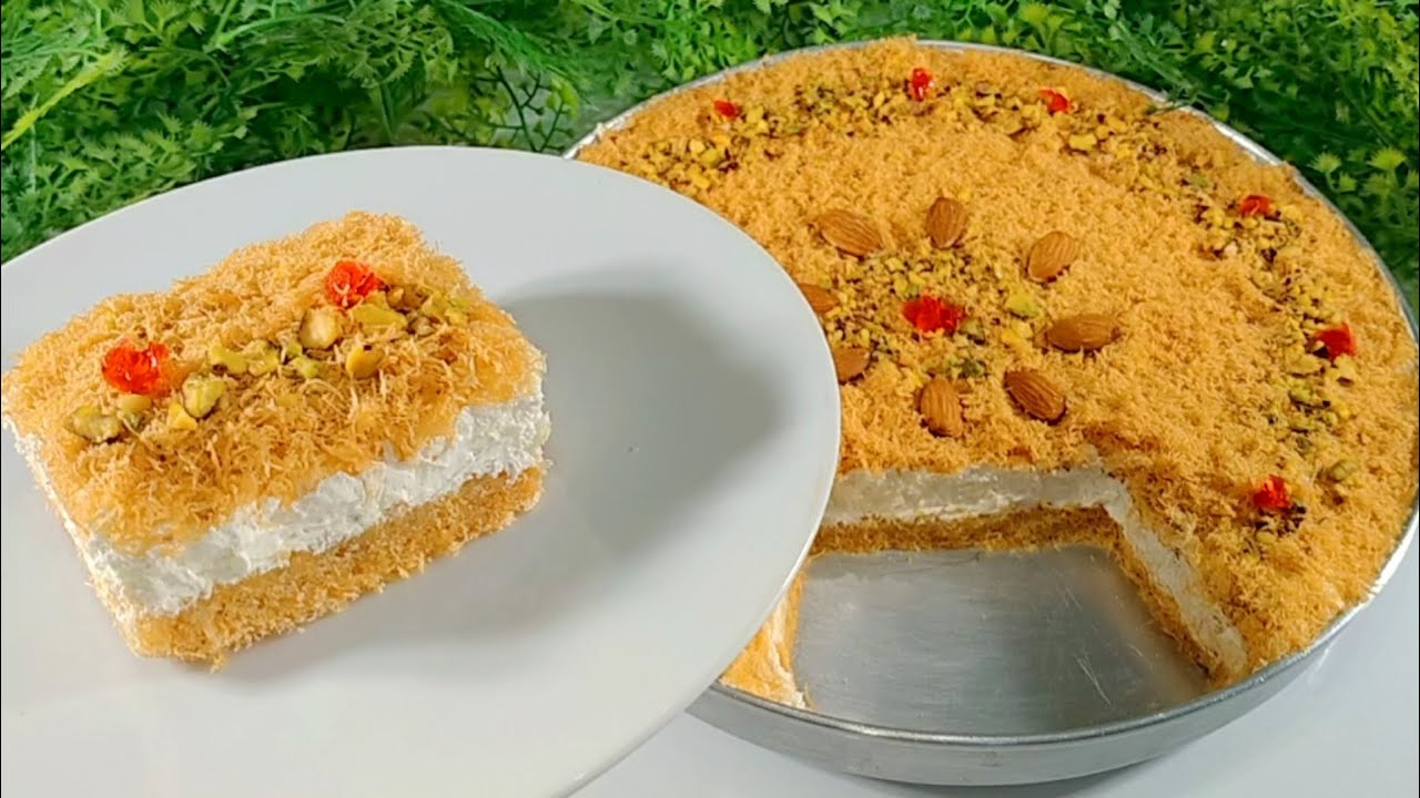 لية تشتريها ب٥٠٠ جنية كنافة بالكريمة  والقشطةالحقيقيةمش الكدابة😋