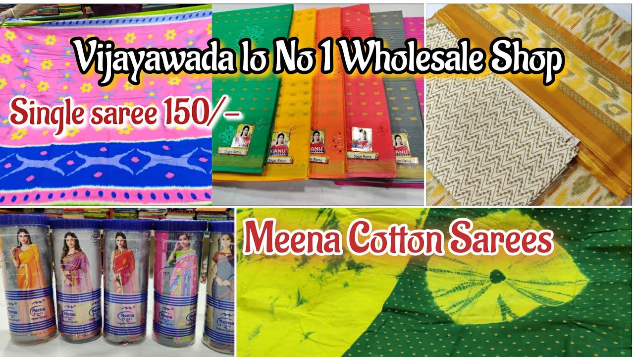 Part 2 Latest Excellent Summer Meena Cotton Sarees Wholesale Direct