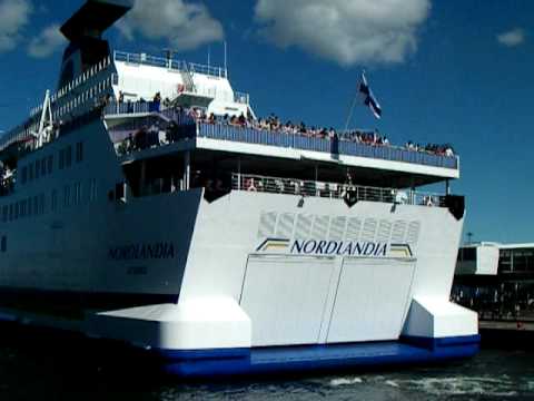 Eckerö Line M/S Nordlandia - Departure From Tallinn With Bow - YouTube