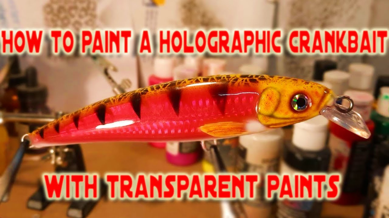 How to Paint a Holographic Red Tiger Lure: Quick and Easy 