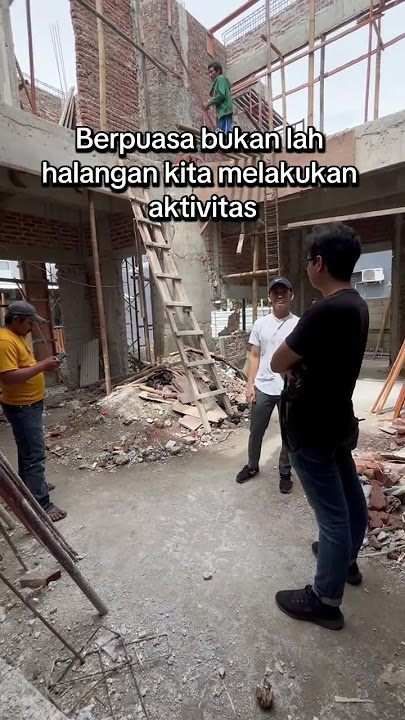 Puasa ramadhan tetep cek ke lapangan, semangat🙌🏻 #shorts #arsitek #arsitektur #vlog #kontraktor