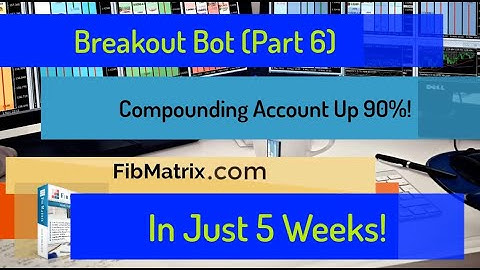 Breakout Bot (Part 6) UP 90% in 5 Weeks! Fully Automated Forex Trading Software Performance Results