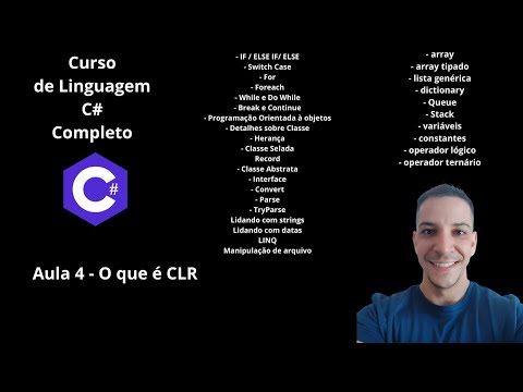 Curso C# Completo Grátis 2025 - Aula 4 -  O que é CLR