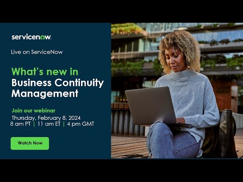What's new in Business Continuity Management