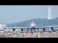 桃園國際機場 波音 747雨後帶隊離境  Taoyuan  Airport  Close Up Departures after a  thunderstorm !| 07/27/19