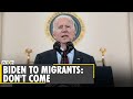 United States: President Joe Biden tells migrants 'don't come over' | Latest World English News