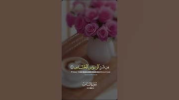 سوره الناس ♥️قل اعوذ برب الناس ♥️مقاطع قران #رمضان_كريم #قران_كريم #صلوا_على_النبي