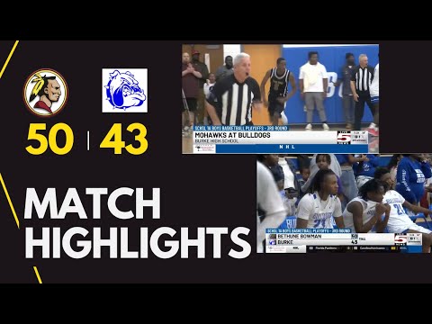 Bethune Bowman Middle High School vs Burke Bulldog High School Boys Basketball Highlights- 2/22/24