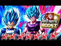 (Dragon Ball Legends) MAX ARTS BOOSTED 14 STAR SSBKK GOKU/SSBE VEGETA ARE UNSTOPPABLE!