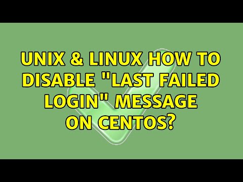 Unix & Linux: How to disable 