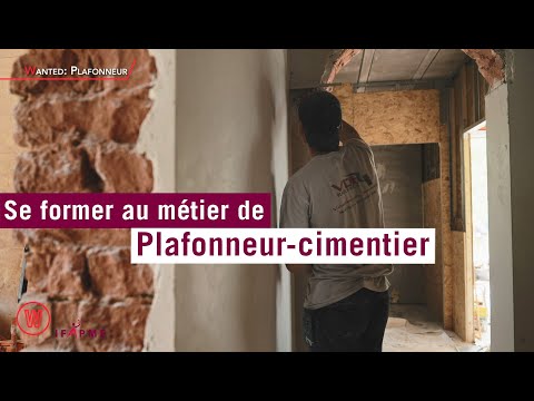 Plafonneur-cimentier, un métier porteur pour façonner votre avenir ?