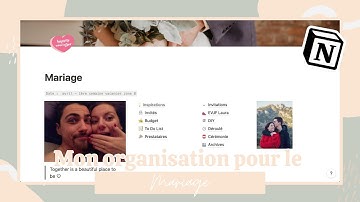 Mon ARME SECRÈTE pour organiser mon mariage (+Template notion) • MARIAGE #1