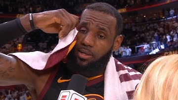 LeBron James postgame interview / Cavaliers vs Celtics Game 6