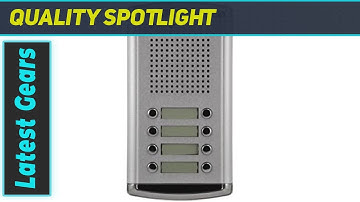 Commax DR-8AM 8-Button Audio Intercom Lobby Panel for 8-Apartment Building