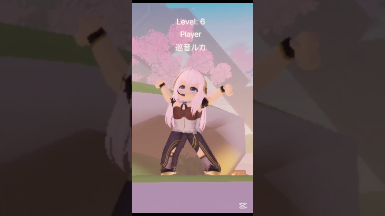 Roblox - Luka Luka Night Fever (Megurine Luka V4X) #roblox #megurineluka #vocaloid #shorts