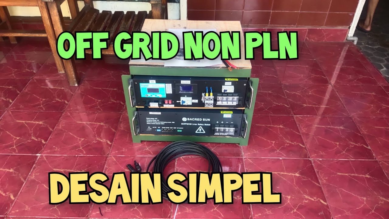 Paket PLTS off grid tanpa solar panel - YouTube