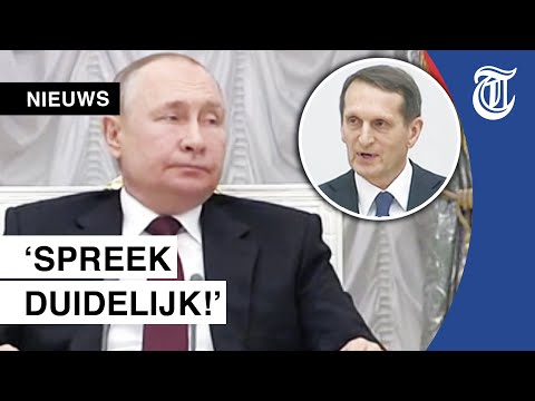 Vladimir Poetin haalt uit naar stotterende ambtenaar