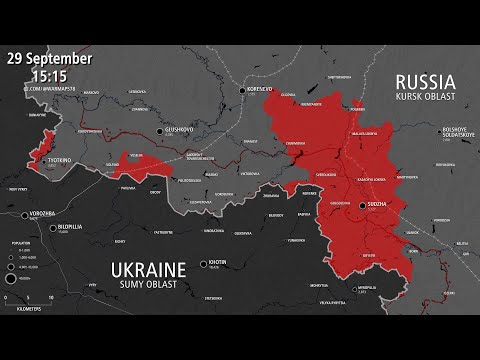 Ukraine Invasion of Russia: Kursk Attack ? Every Day [Aug 6 - Sep 29]