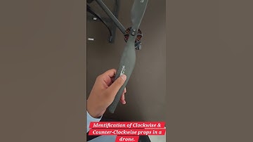 How to identify Clockwise & Counter-Clockwise Propellers in Drones
