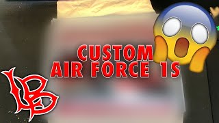 FULLY CUSTOM AIR FORCE 1s!!! (NIKE "BY YOU")