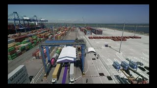 Noul terminal Ro-Ro și noua platformă pentru mărfuri agabaritice inaugurate la Constanța