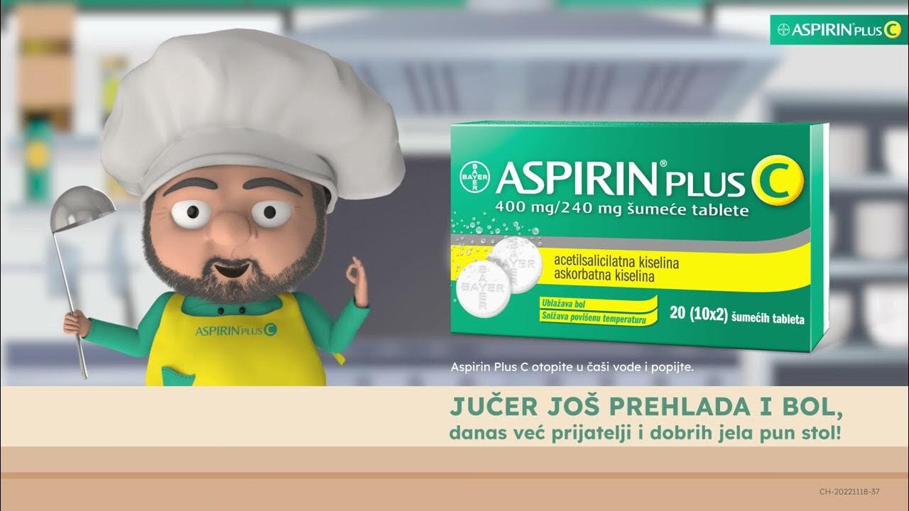 Aspirin PLUS C Jučer još prehlada i bol, danas već prijatelji i