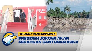 Presiden Jokowi Tinjau Lokasi Banjir Bandang di Sumbar