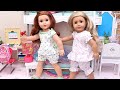 Sister dolls fun morning routine stories - Best Videos - PLAY DOLLS