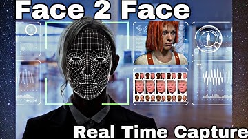 Face2Face Real Time Face Capture / RGB Demonstration