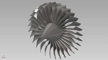 Autodesk Inventor: Jet Engine Fan