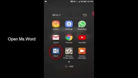 MS Office 2010 | Free Tutorial for Beginners on Android Mobile | Part 1