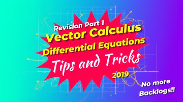 MAT 102 Part 1|Differential Equation and Calculus| 2019| Tips|Last min revision|KTU