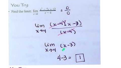 12 2A Techniques for Evaluating Limits Dividing out and Rationalizing Ex 1 to 3