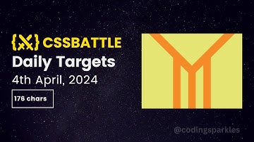 CSS Battle Daily Targets | 4th April, 2024 | Solution