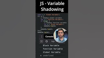 Variable Shadowing in JS | Scope and Scope Chain in JavaScript | Clip #14 | Core JavaScript