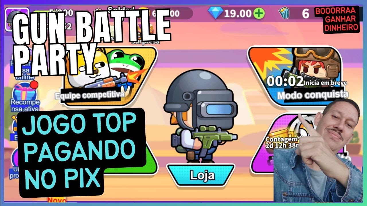 Gun Battle Party Jogo Pagando Direto no Pix
