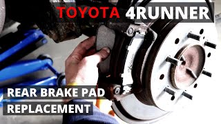How To Replace Rear Brake Pads on a Toyota 4Runner