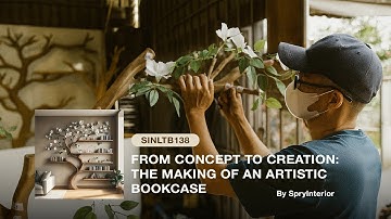 1 Minute to Install A Tree Bookshelf | Making An Unique Item For Your Home | Best Tree Bookcase 2025