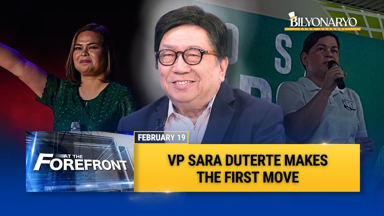 At The Forefront: Strategy Or Survival? VP Sara Duterte's 2028 Bid | Lito Banayo