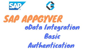 SAP Appgyver oData Native Integration Basic Authentication