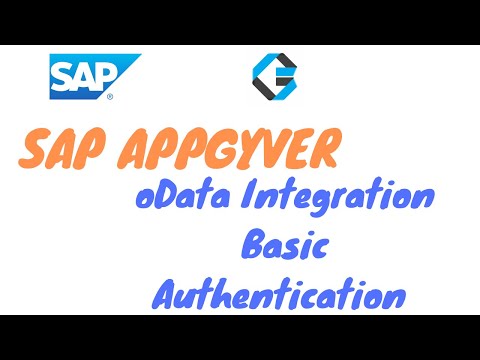 SAP Appgyver oData Native Integration Basic Authentication