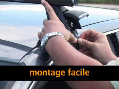 Barres de toit Peugeot 307 Menabo Delta noir