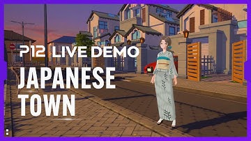 P12 Editor Live Demo: Japanese Town