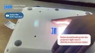 How to Clean Black Spot From AUN Projector. Authorized AUN Service Center