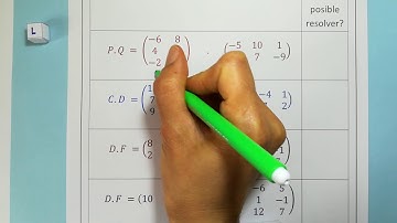 PROCESO PARA VERIFICAR SI ES POSIBLE MULTIPLICAR MATRICES - CONTAR FILAS Y COLUMNAS DE LAS MATRICES