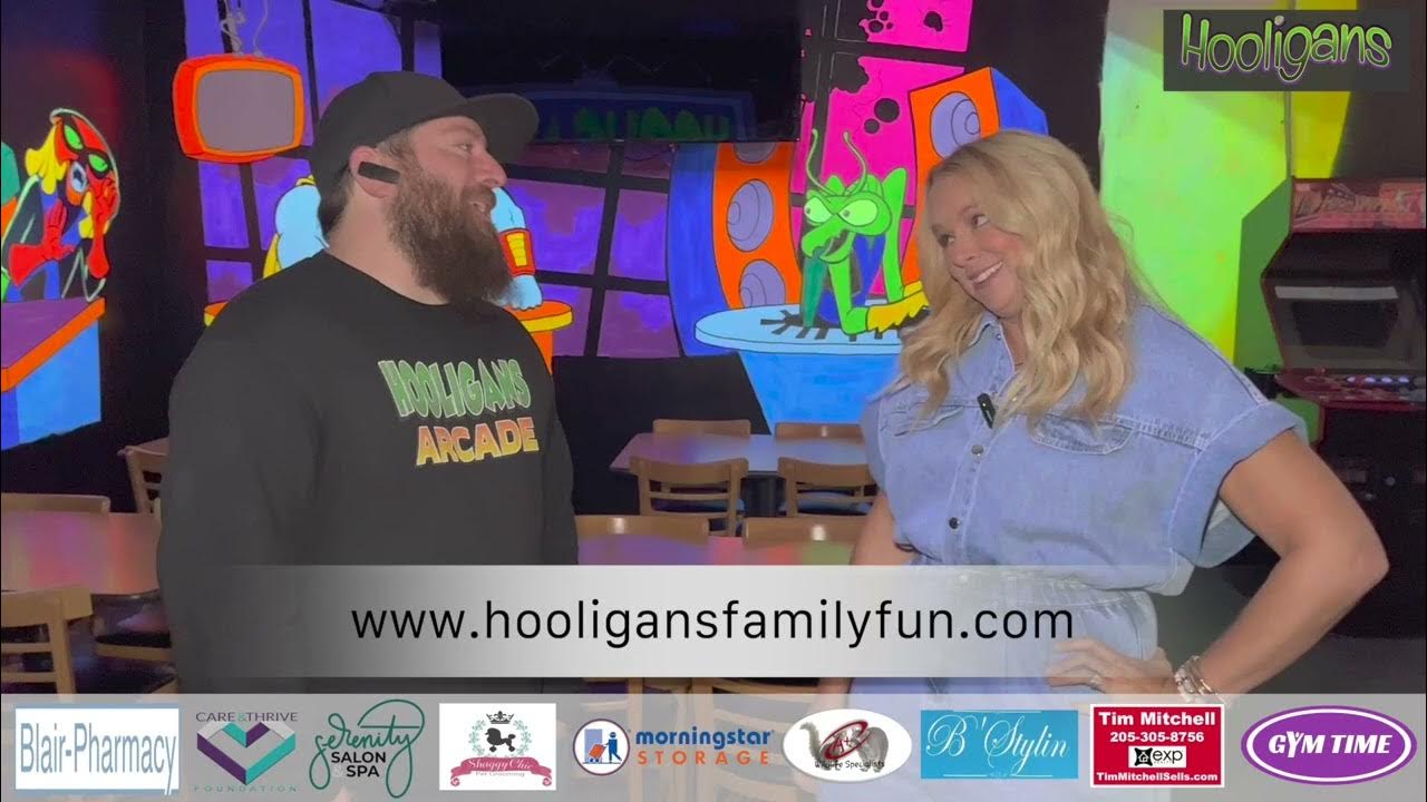 Alabaster Living Hooligans Arcade September 2022 YouTube