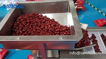Multihead weigher auto weighing packing machine for dried dates