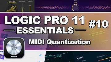 Logic Pro 11 - #10 MIDI Quantization (Time Correction)